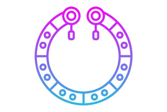 Bracelet Line Gradient Icon: A Modern Design Asset for Every Project