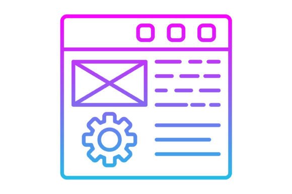 Clean Modernity: Mastering the User Interface Line Gradient Icon