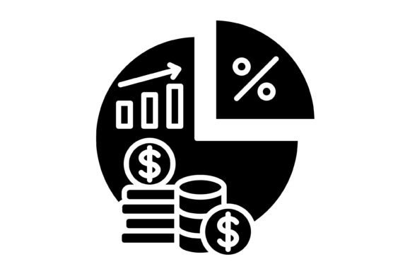 Investment Glyph Icon: A Versatile Asset for Modern Design