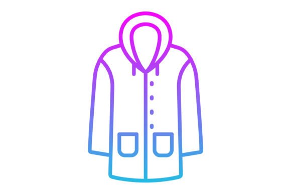 Mastering the Raincoat Line Gradient Icon for Modern Design