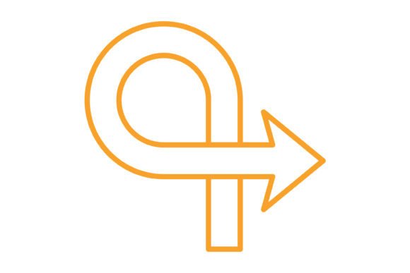Mastering Visual Clarity: The Curved Orange Line Icon