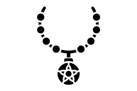 Necklace Glyph Icon: Your All-in-One Visual Asset