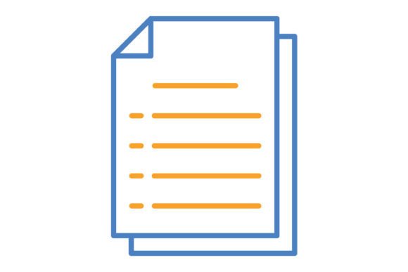 Paper Blue & Orange Line Icon: A Fresh Take on Modern Visuals