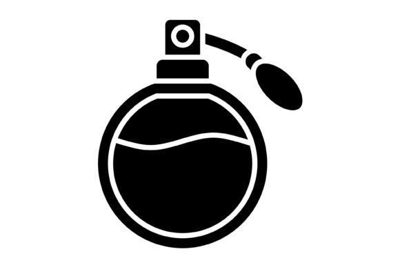 Perfume Glyph Icon: A Versatile Design Asset