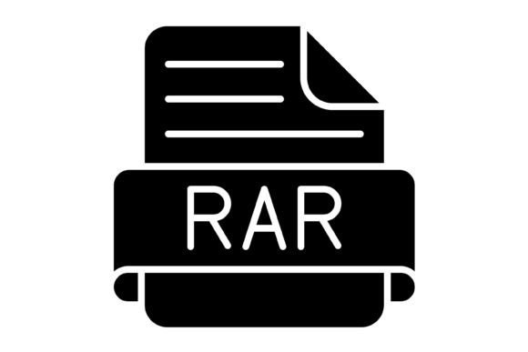 Rar File Glyph Icon: Streamlining Your Digital Asset Workflow