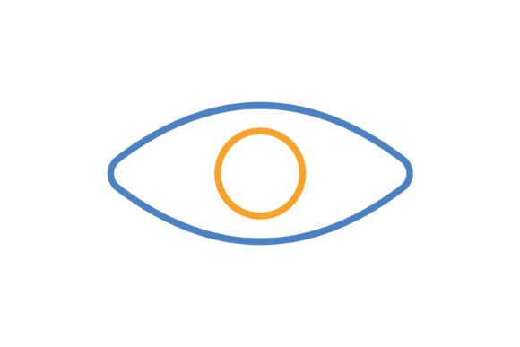 Show Blue & Orange Line Icon: A Versatile Design Asset