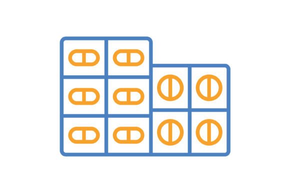 Tablets Blue & Orange Line Icon: A Designer's Review
